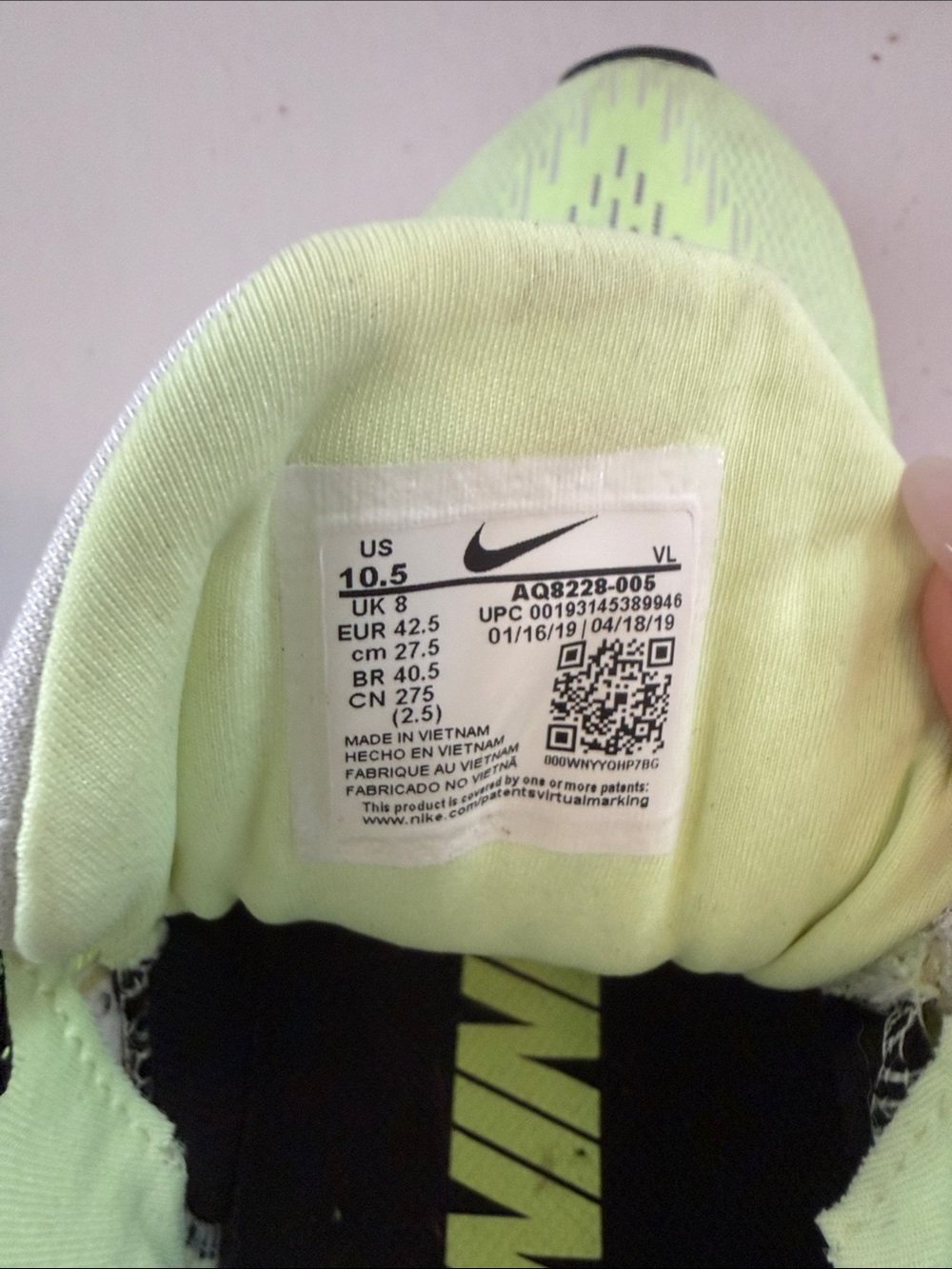 Nike Women’s Air Zoom Winflo size 10.5 - Picture 8 of 14